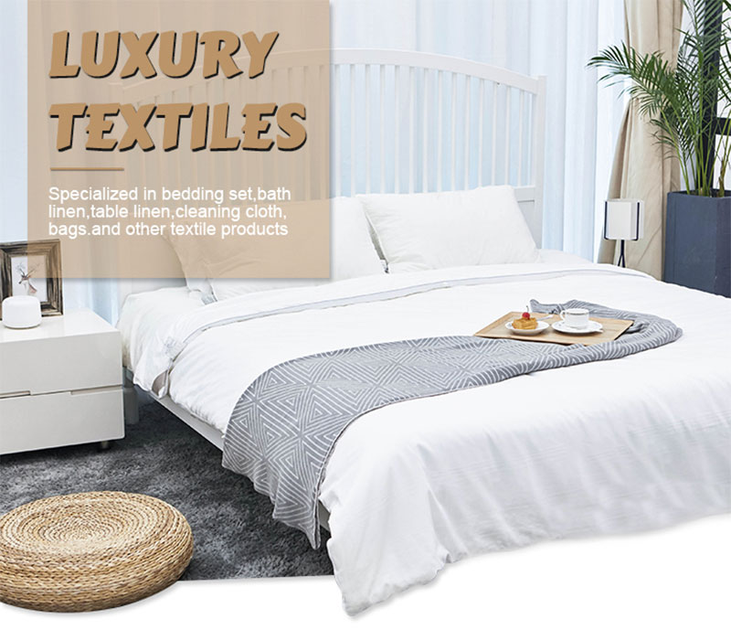 5 star special luxury 100% cotton hotel bedding set 6