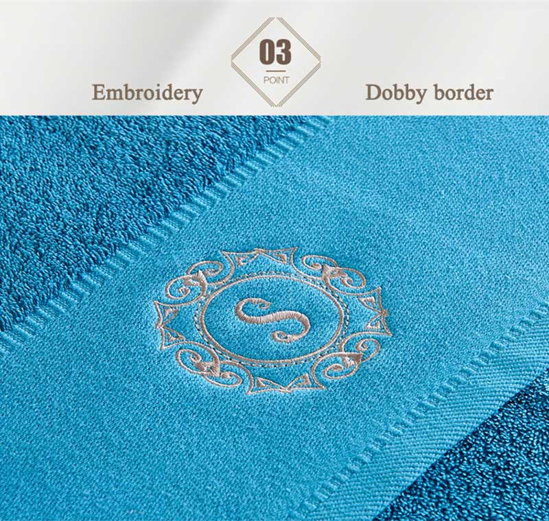 customized embroidered logo white 100% cotton terry luxury hotel bath sheet set egyptian cotton towels8