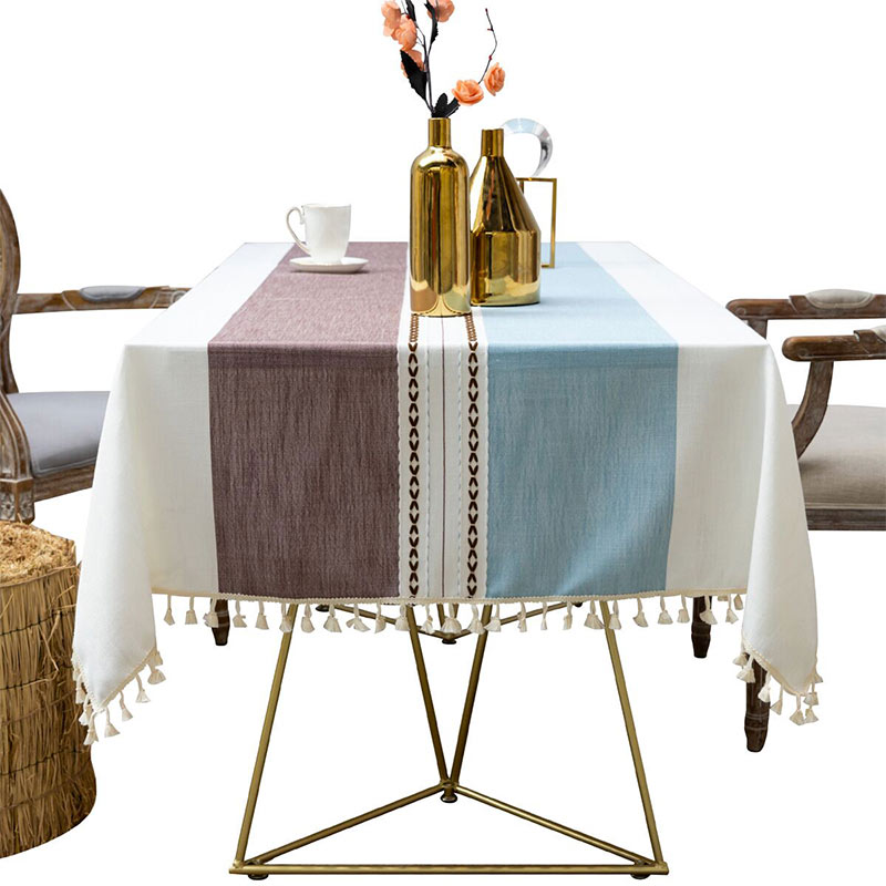 printting custom logo rectangle table cloth satin restaurant wedding table cloth/home use table cloth 7
