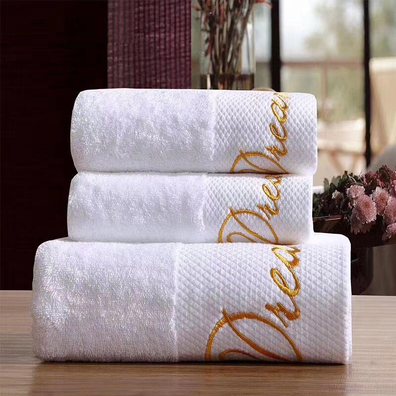 towels bath set luxury hotel 100% cotton, best brand hilton hotel 21 bath towels 6
