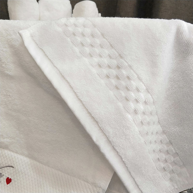 white 100% cotton 5 star luxury hotel bath towel sets /hand towels/face towel 6